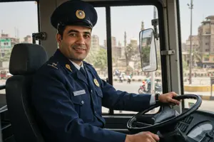        سائقو الحافلات (اتوبيس) والترام       